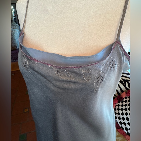 Vintage 2000 Armani Exchange Long Silk Slip Dress - Picture 3 of 10